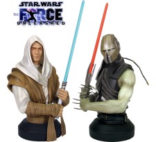 Star Wars Force Unleashed Starkiller 2-Pack Busts Exclusive